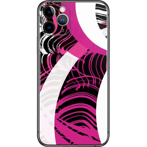 Pink and White Hipster iPhone 11 Pro Skin